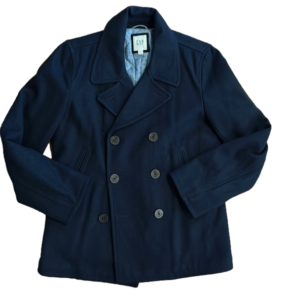 Jackets & Coats Gap Wool Pea Coat Mens Small Poshmark